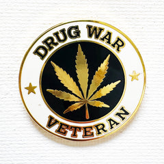 Drug War Veteran Pin (Circular Variant)