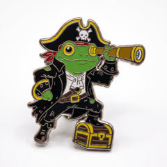 Pirate Frog Pin