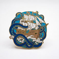 Kraken Ship Pin