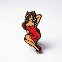 Devil Pin-Up Girl Pin