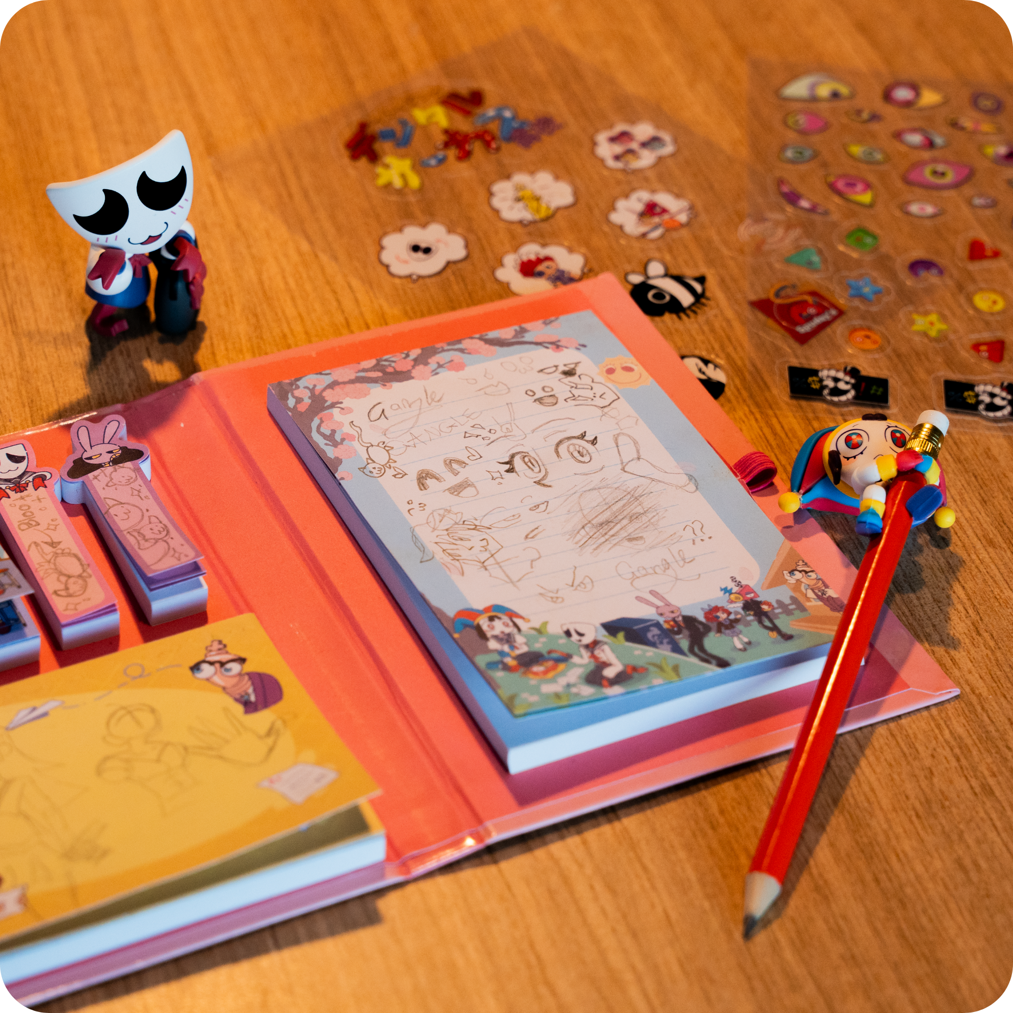 Digital Circus Anime Stationery Set