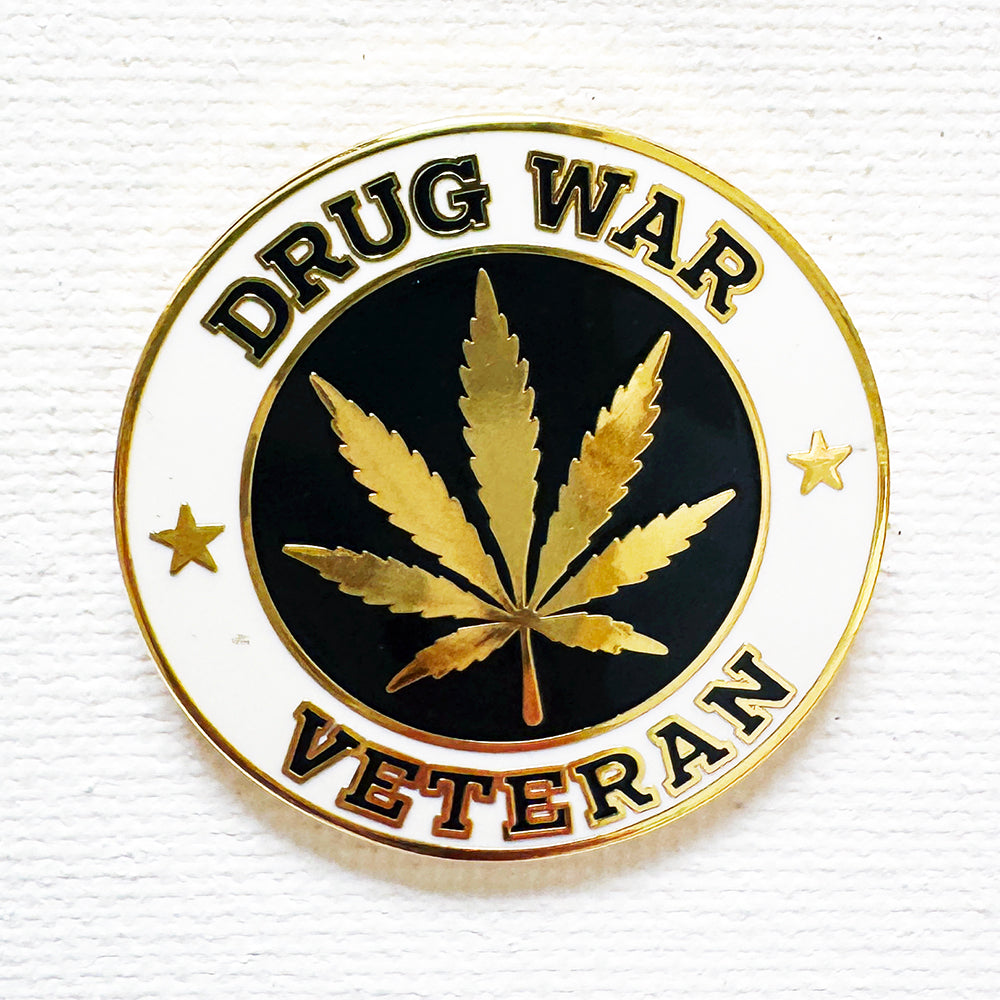 Drug War Veteran Pin (Circular Variant)
