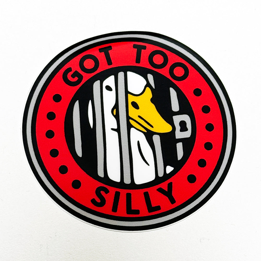 Too Silly Sticker