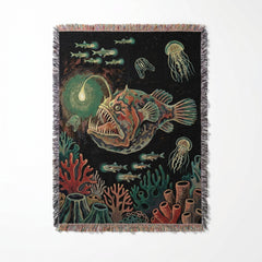 Deep Aquatic Life Blanket