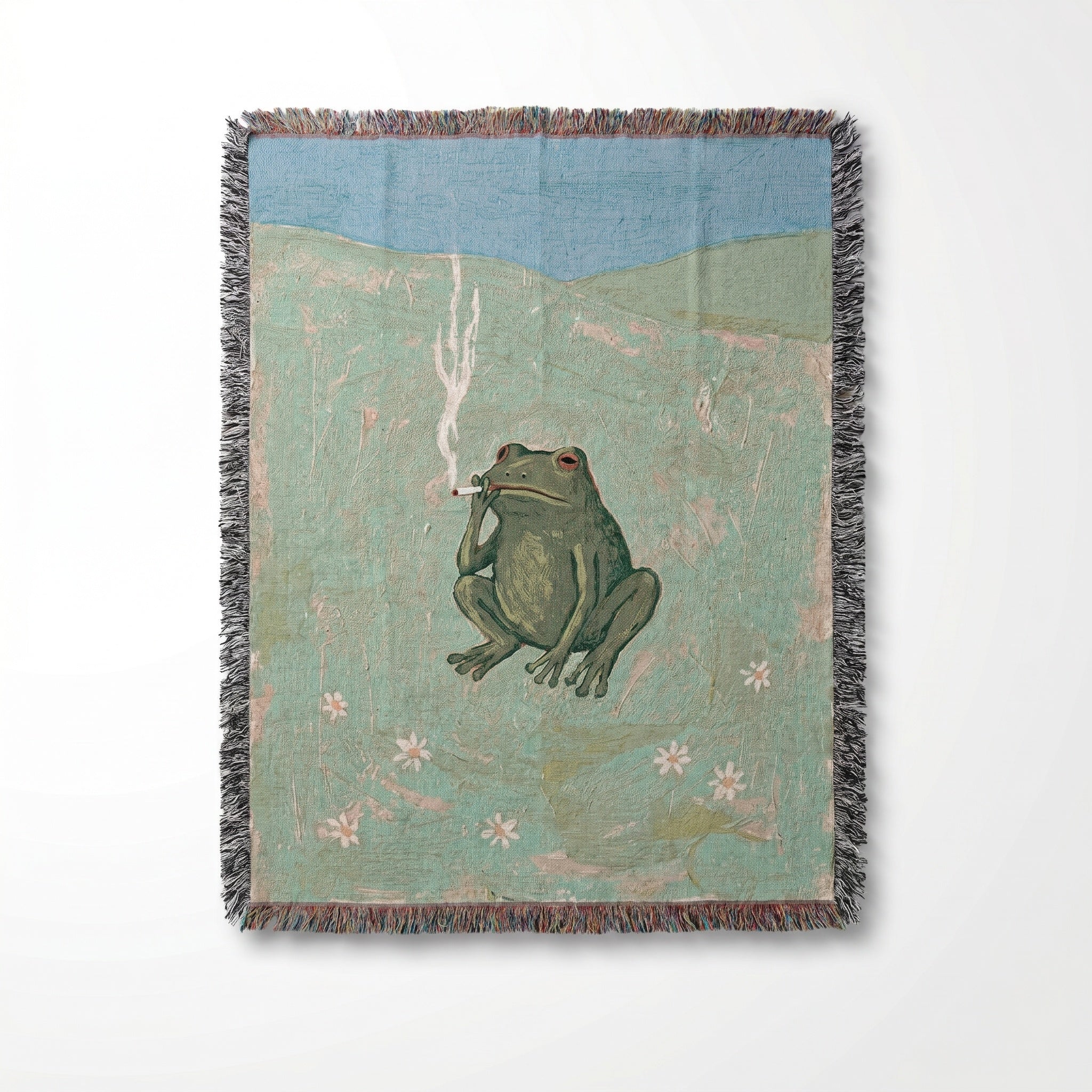 Smoking Frog Blanket