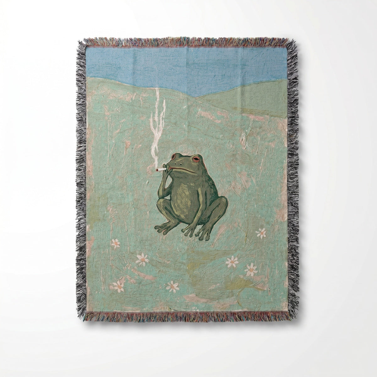 Smoking Frog Blanket