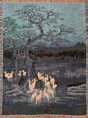 Foxfires At The Changing Tree Blanket