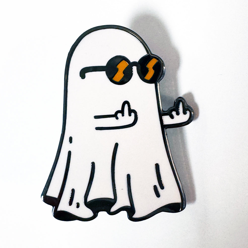 Unfriendly Ghost Pin