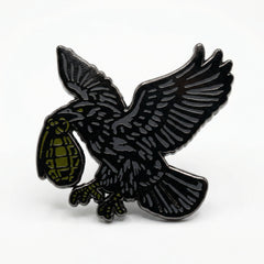 Grenade Crow Pin