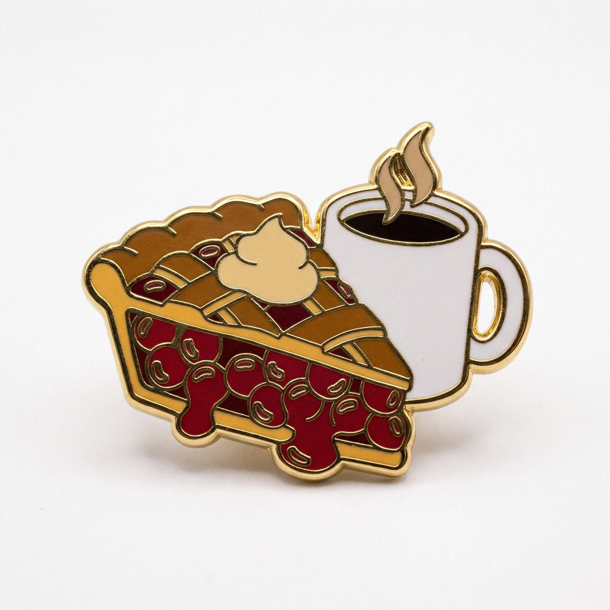 Cherry Pie & Coffee Pin