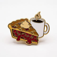 Cherry Pie & Coffee Pin