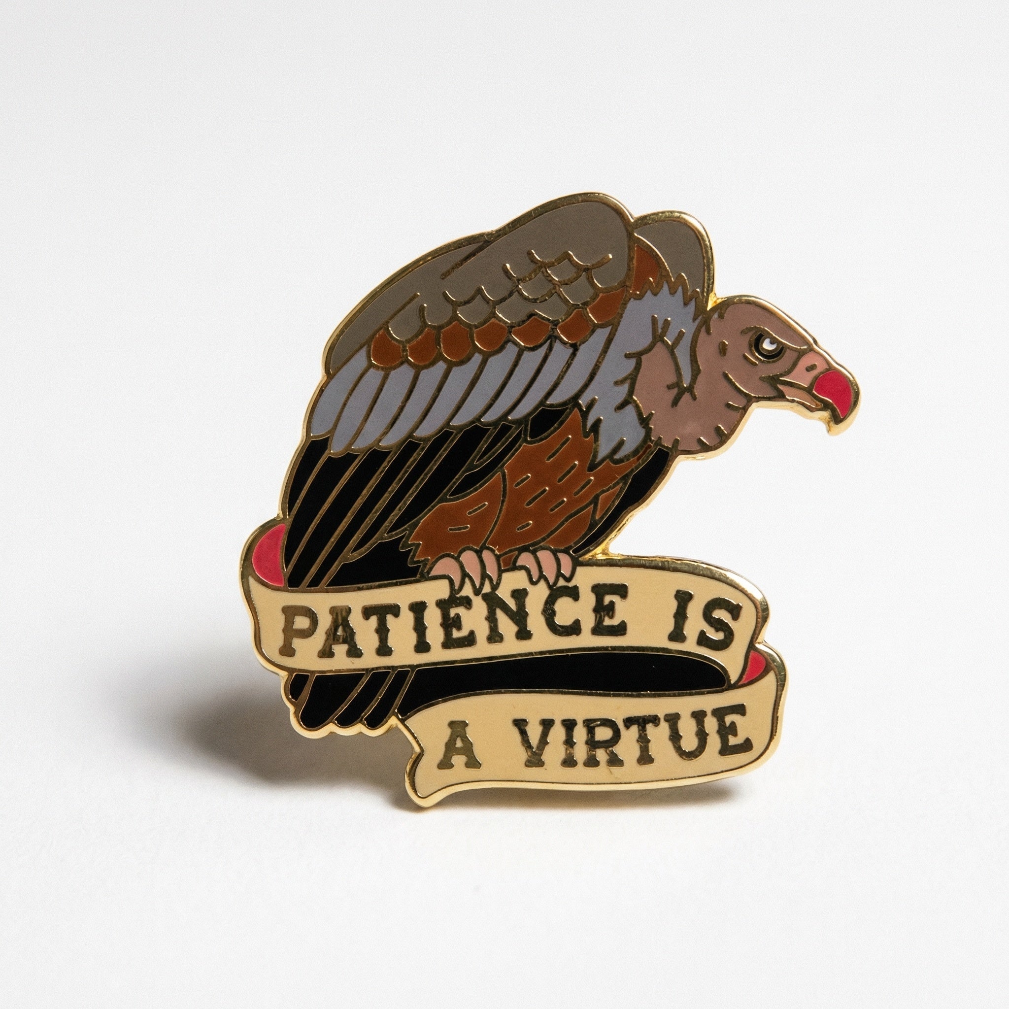 Patience Is A Virtue Pin