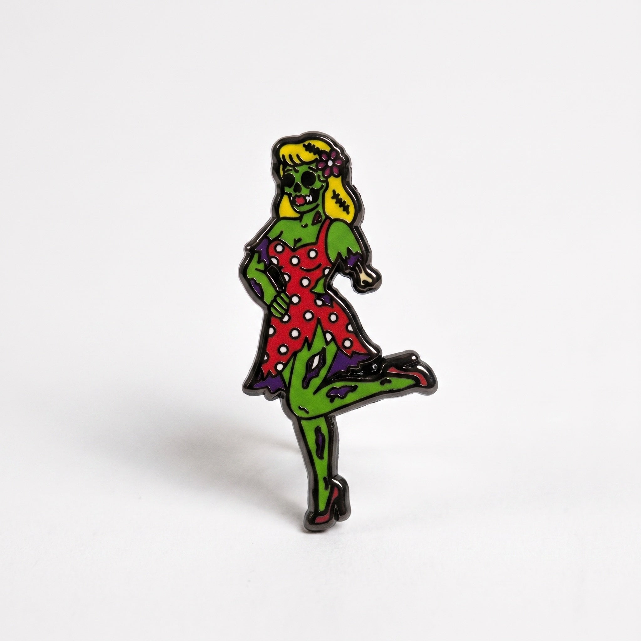 Zombie Pin-up Girl Pin