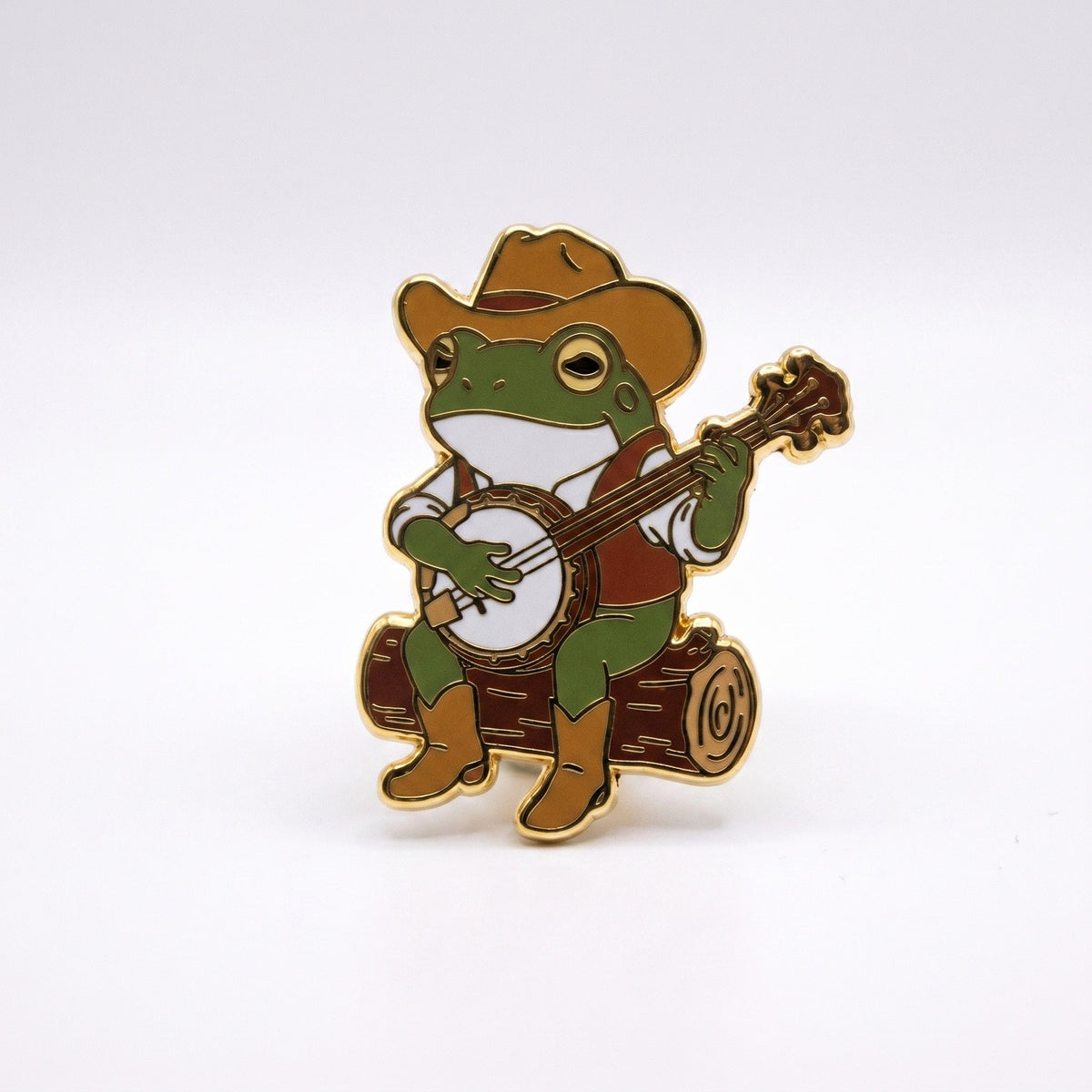 Banjo Frog Pin