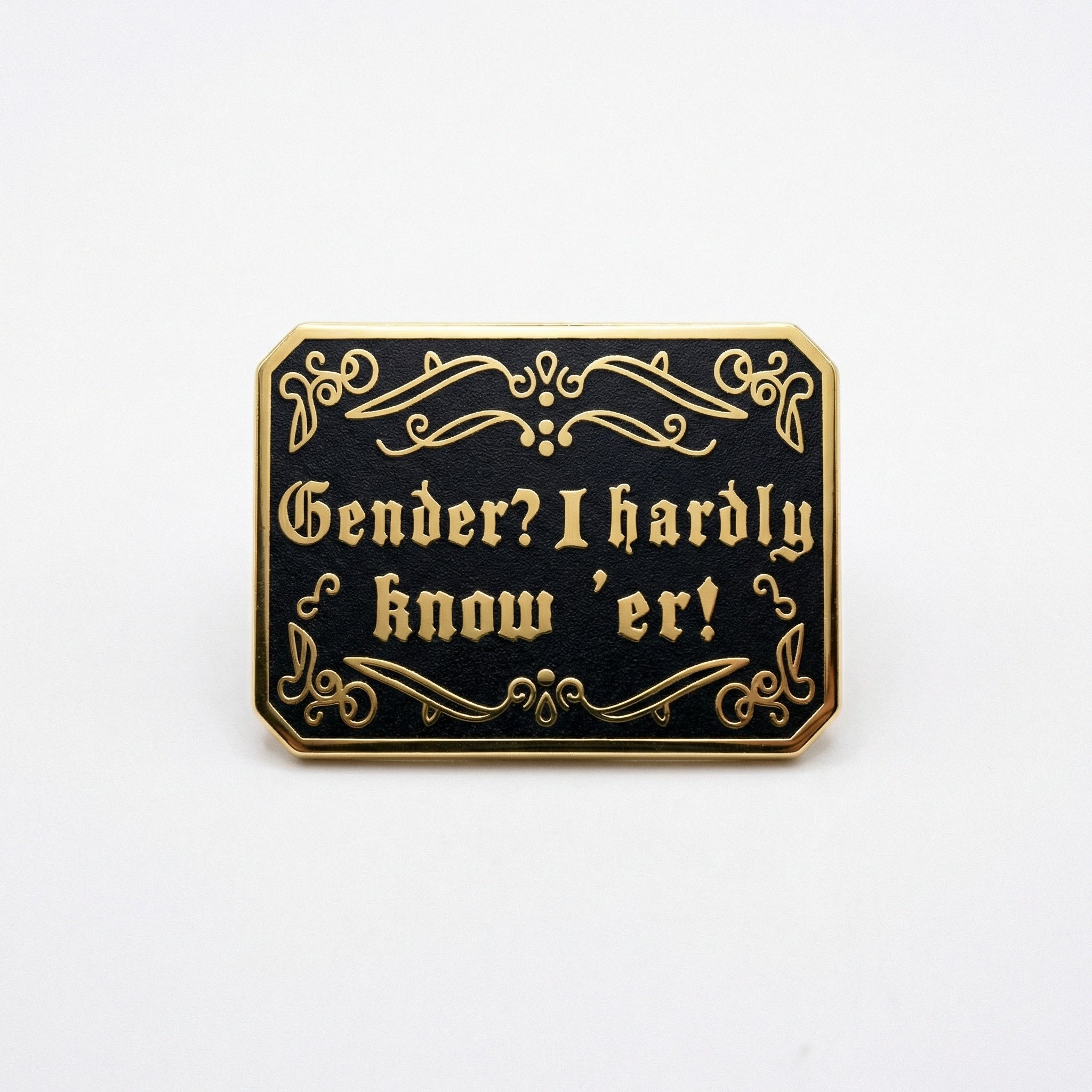Gender? I Hardly Know 'Er! Pin