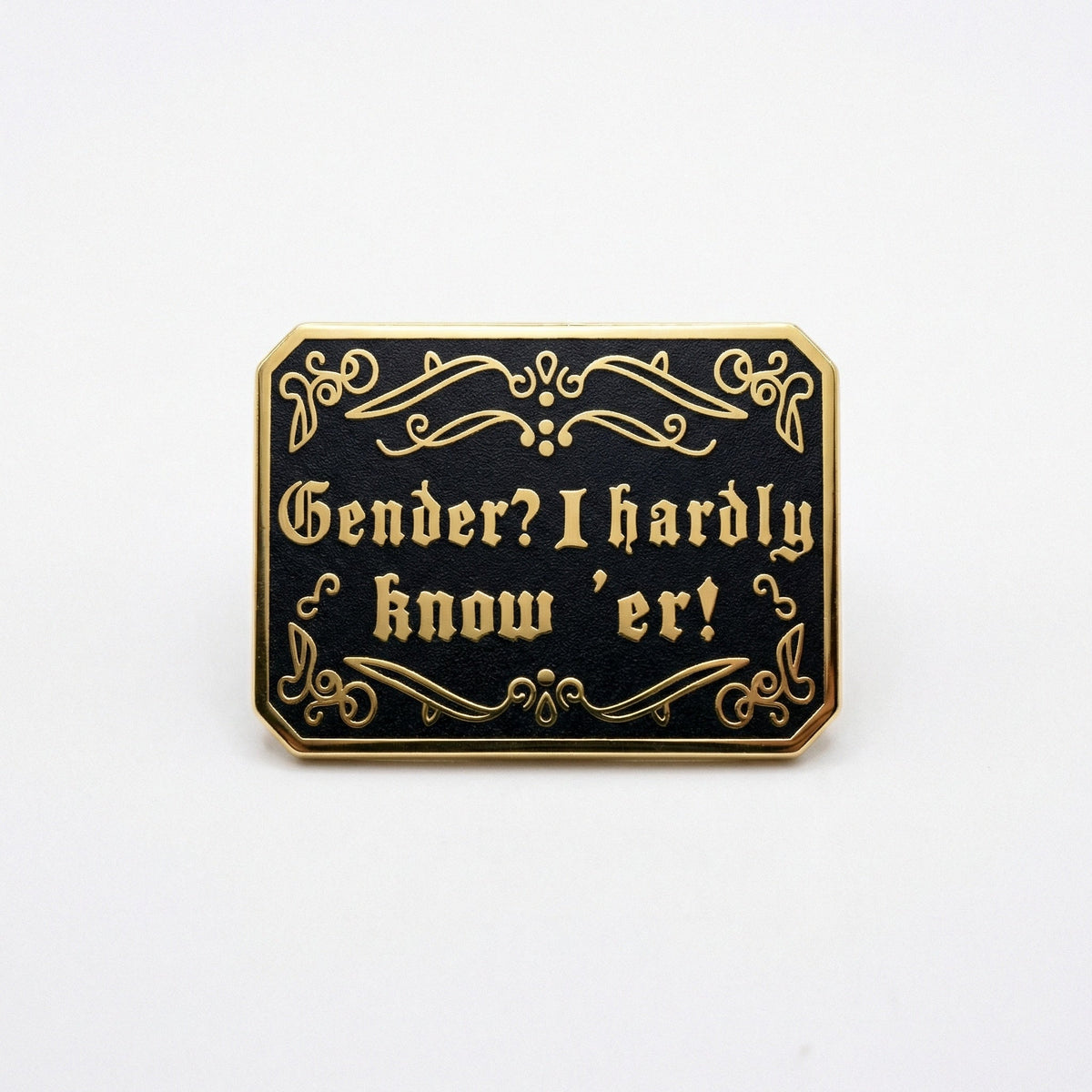 Gender? I Hardly Know 'Er! Pin