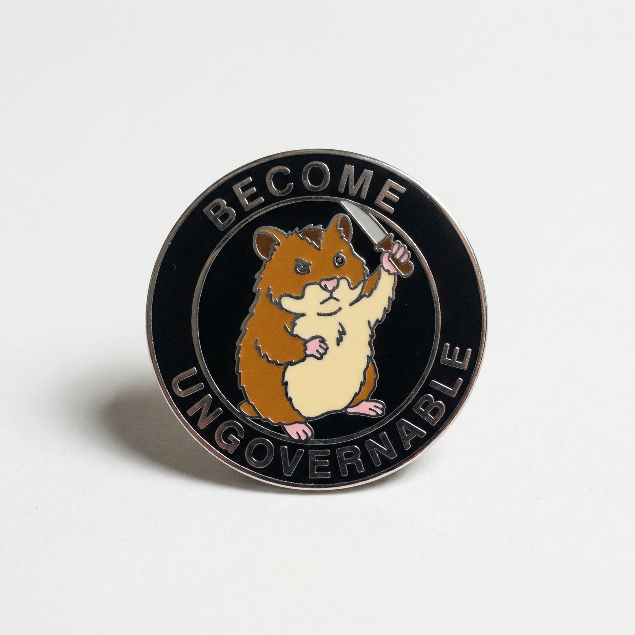 Ungovernable Hamster Pin