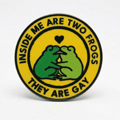 Two Gay Frogs Pin