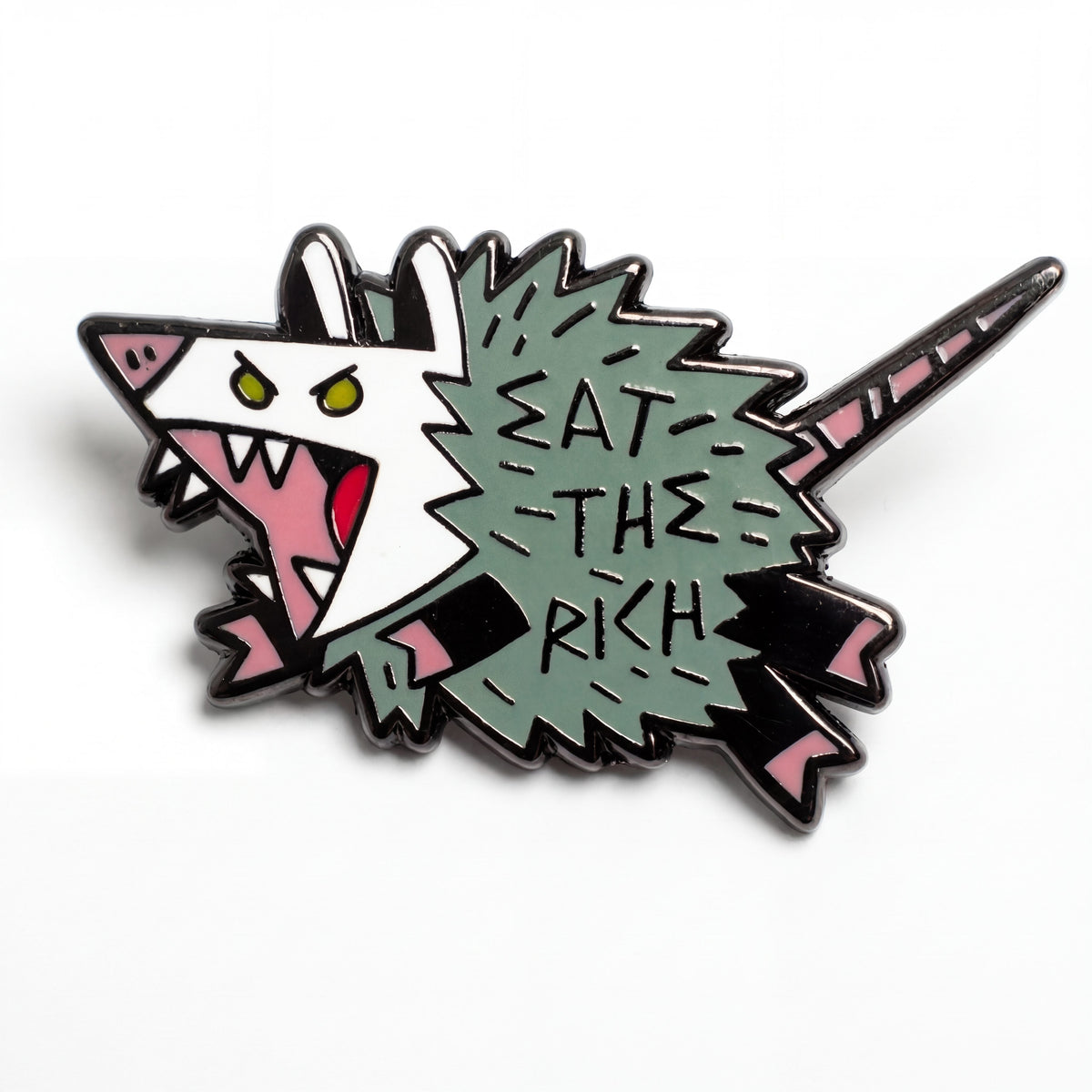 Eat The Rich Enamel Pin