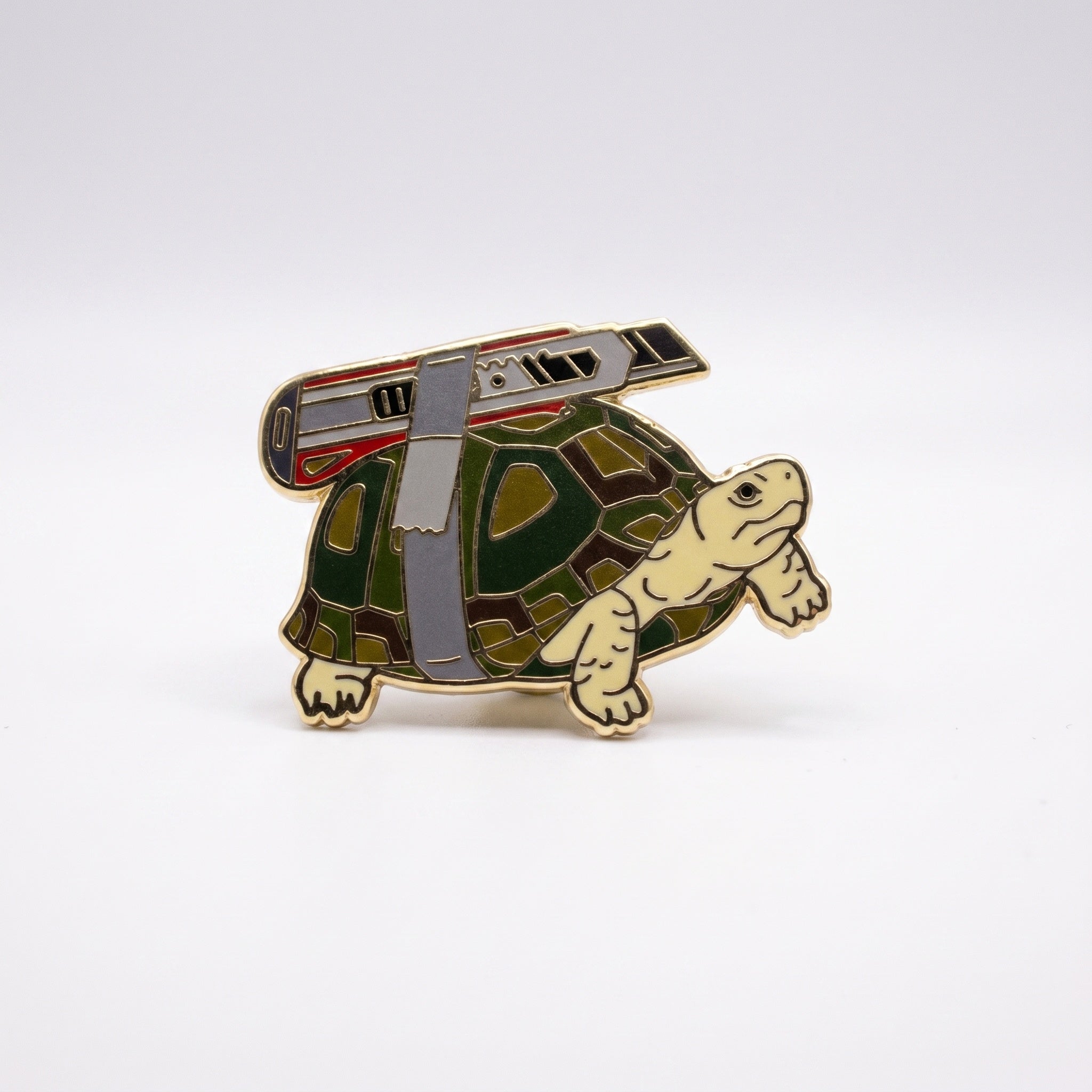 Box Cutter Turtle Pin