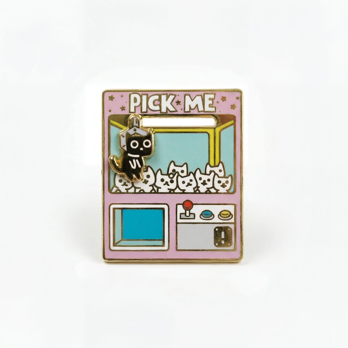 Pick Me Claw Machine Deluxe Pin
