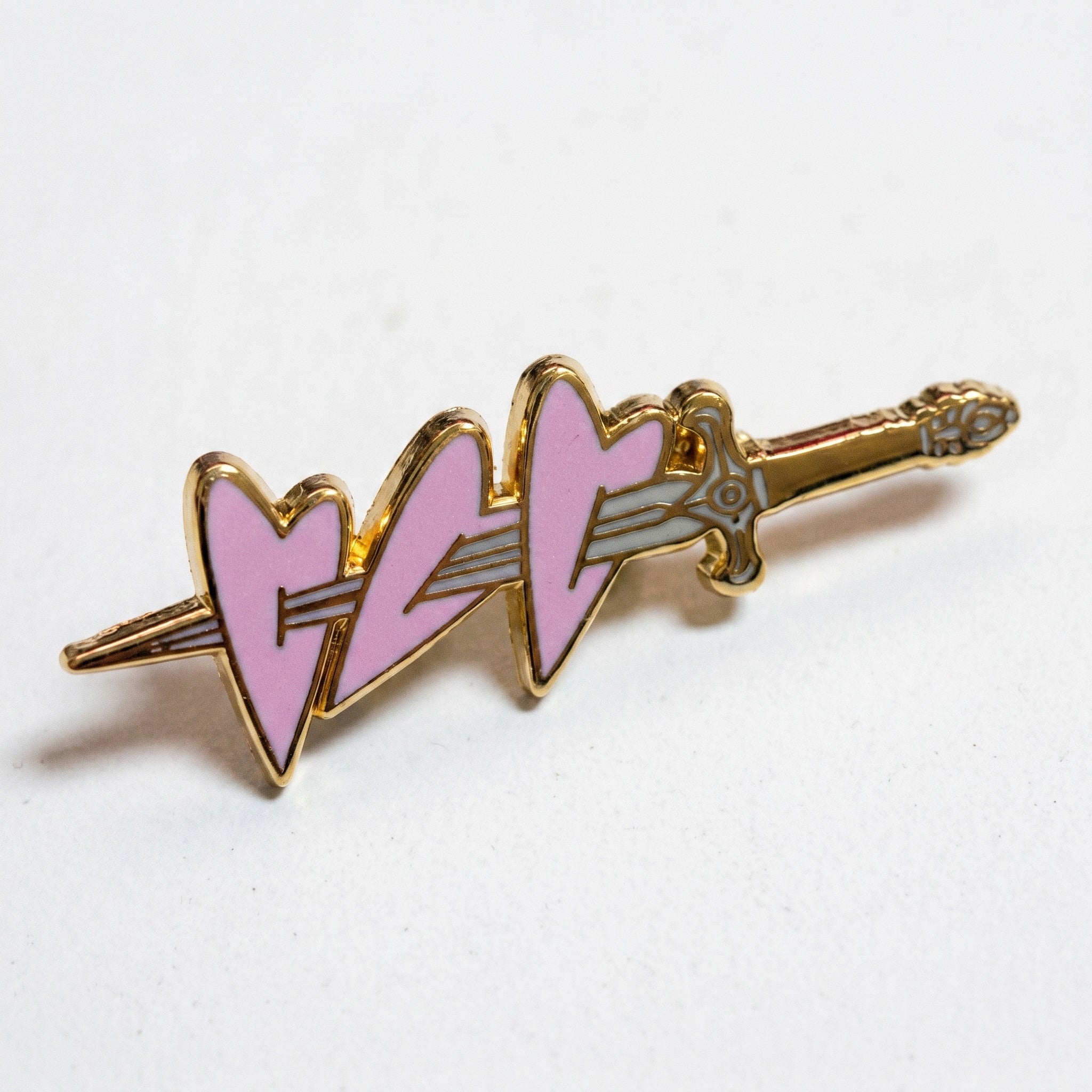 Pierced Hearts Pin