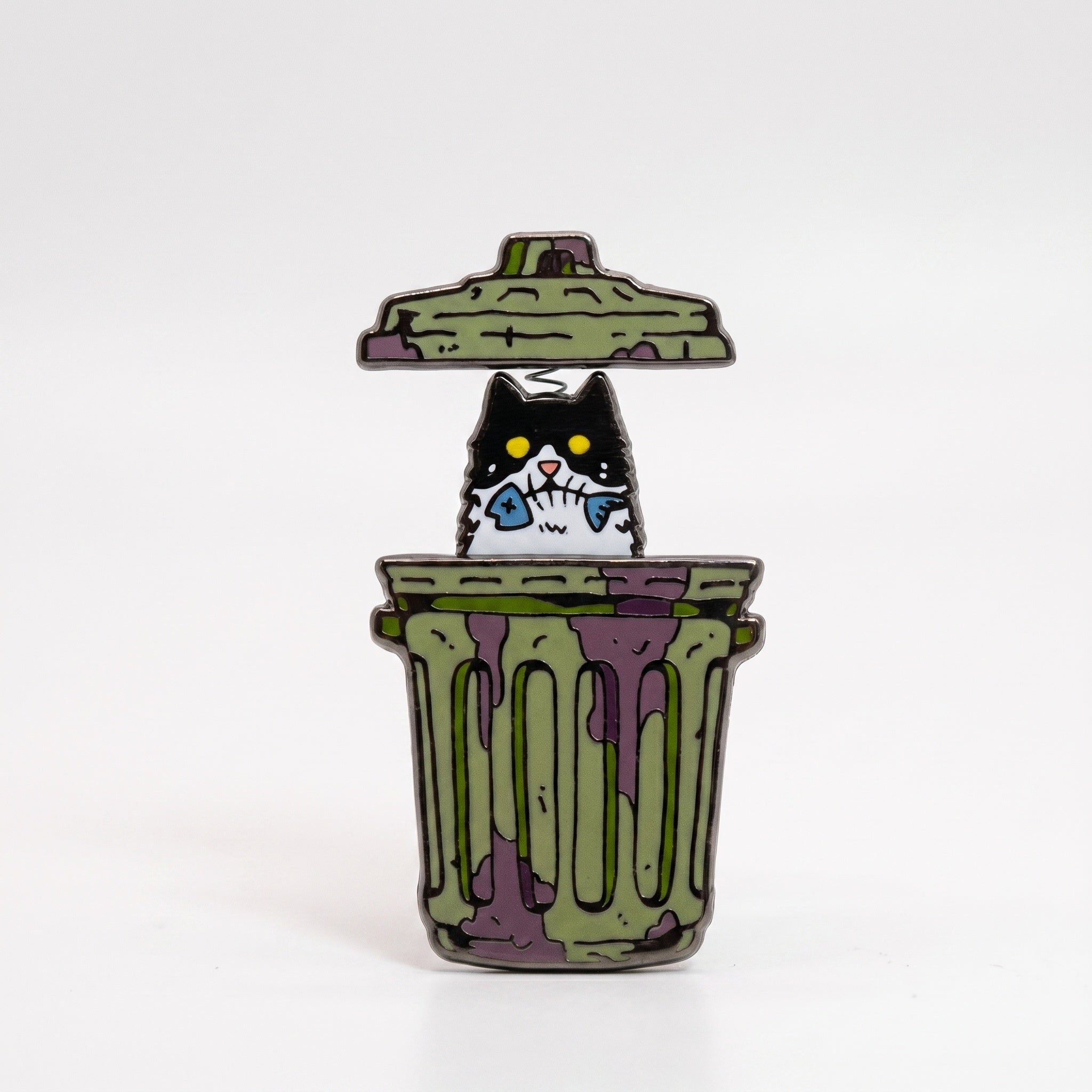 Trash Cat Deluxe Pin