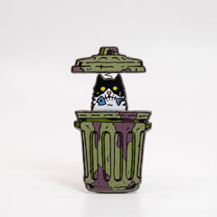 Trash Cat Deluxe Pin