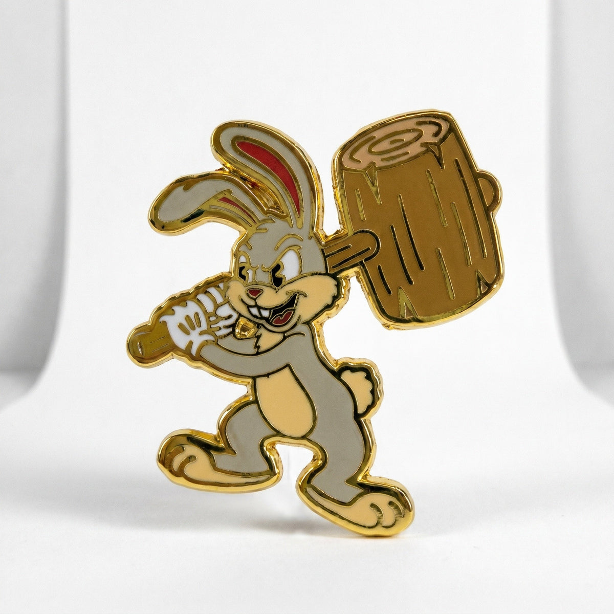 Bunny Hammer Pin