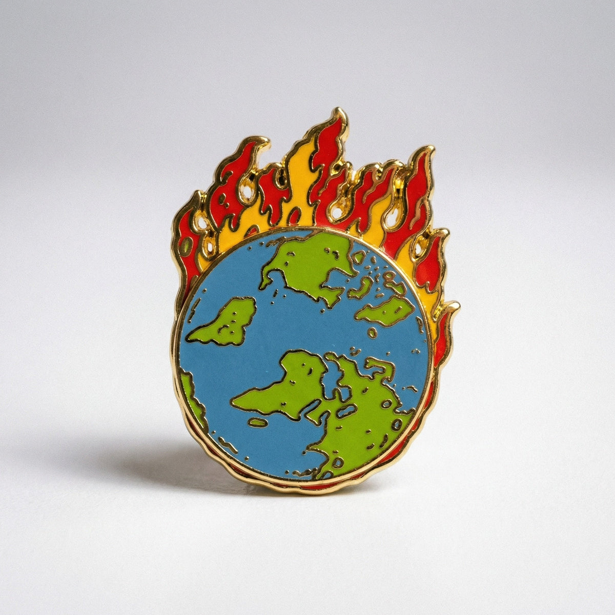 Burning Earth Deluxe Pin