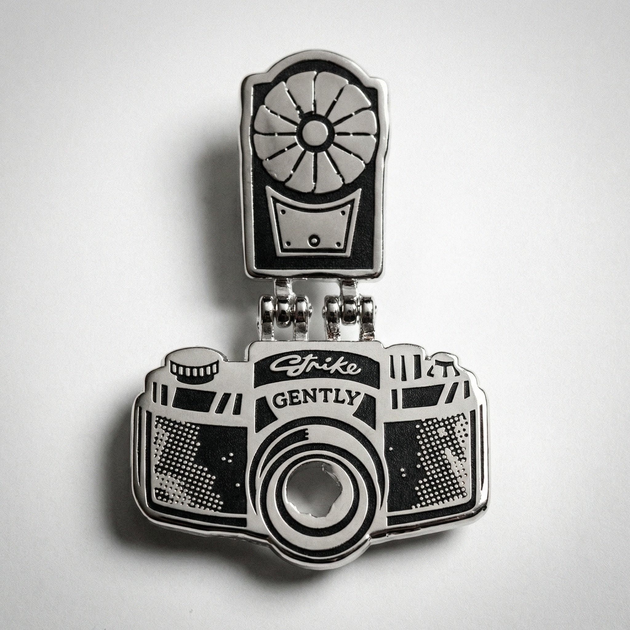 Old Camera Deluxe Pin