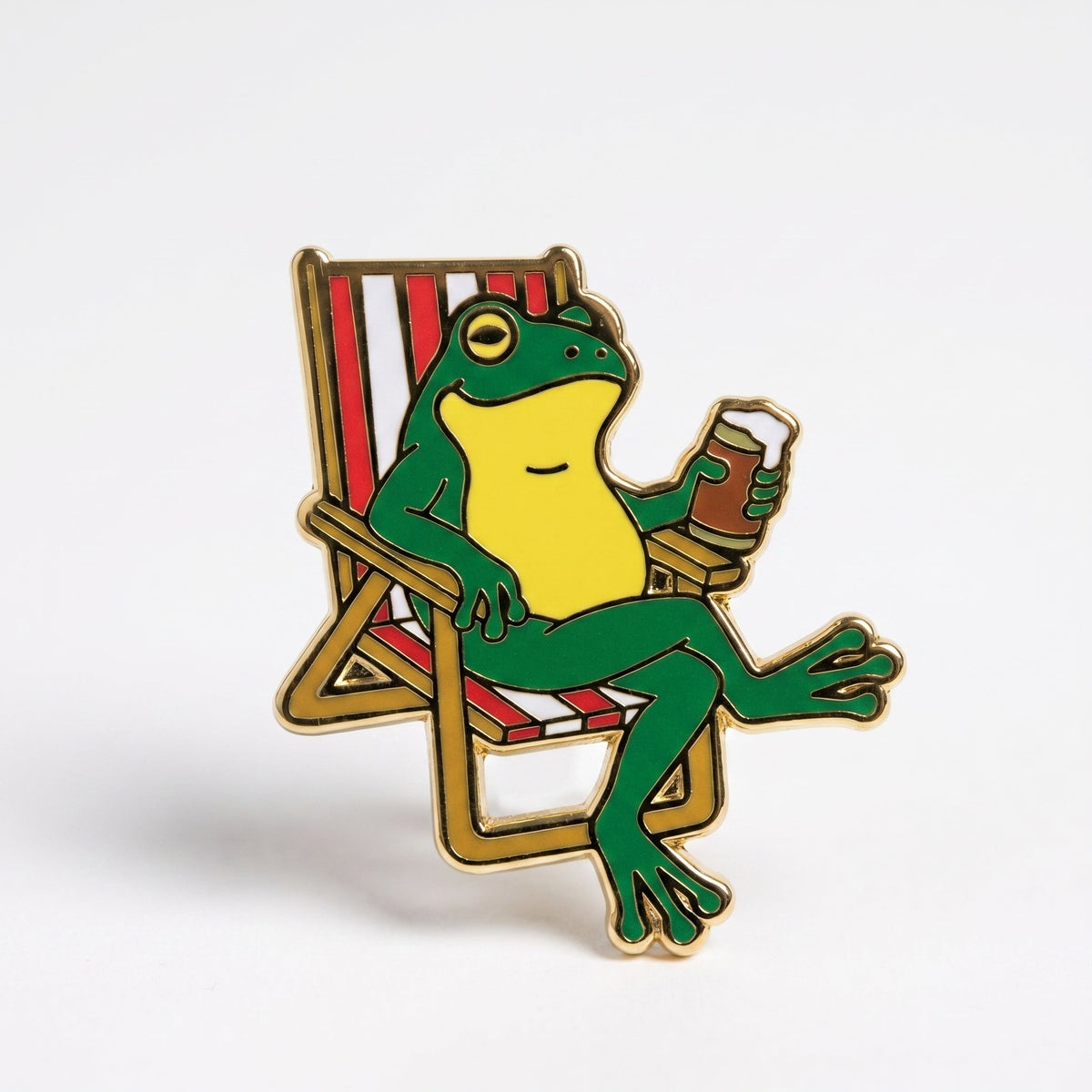 Beer Frog Pin