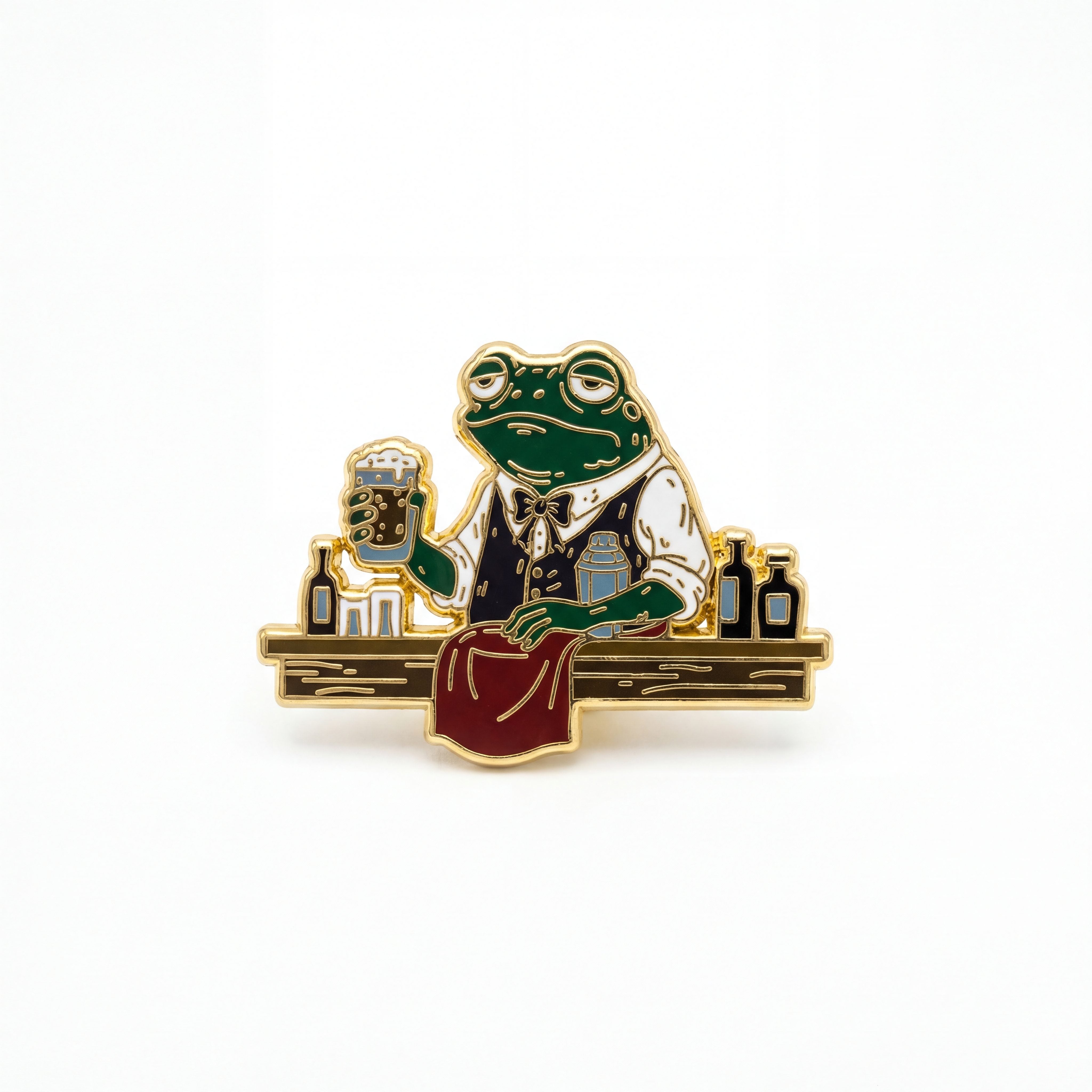 Frog Bartender Pin